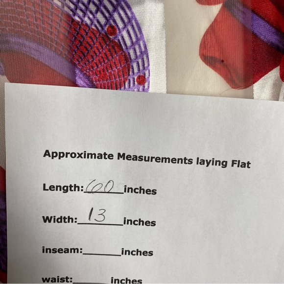 Woman's Scarf- Silk Feel, Lightweight, Fun Hats as the Print - Picture 5 of 8